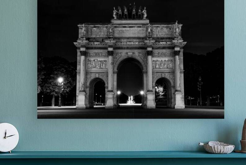 arc de triomphe du carrousel  horizontal 2457 Nap by Black And White
