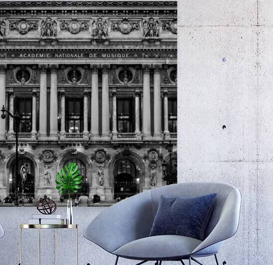 academie nationale de musique  square 2456 Musiqu by Black And White