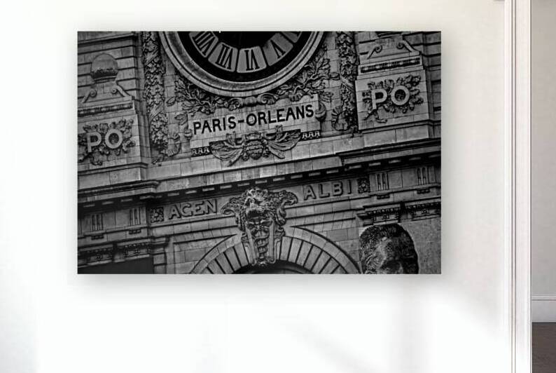 chemen de fer de paris a orleans  horizontal 3472 by Black And White