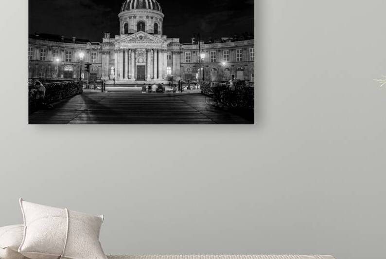institut de france at night  horizontal 2449 Inst by Black And White