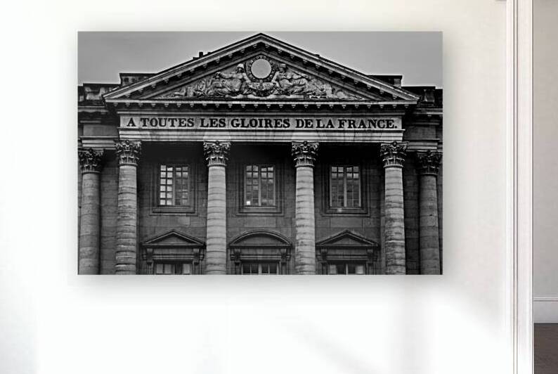 palace d armes at versailles  horizontal 2446 Glo by Black And White