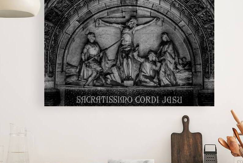 sacratissimo cordi jesu  horizontal 2473 Sacratis by Black And White