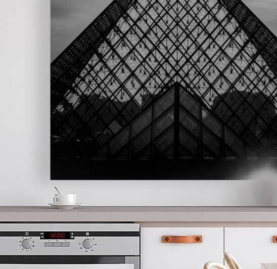 pyramide du louvre  square 2462 Pyramide 13k by Black And White