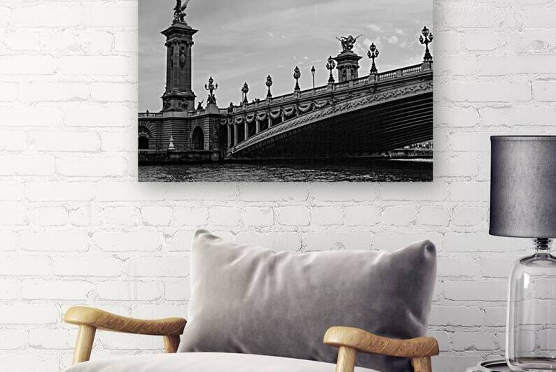 pont alexandre iii bridge  horizontal 2497 Alexan by Black And White