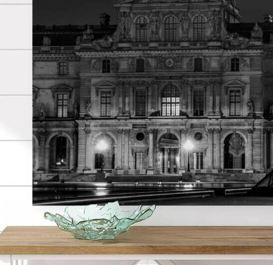 sully pavillon at the louvre  square 2466 Sully 1 by Black And White