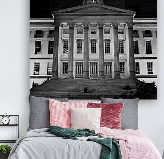 brooklyn borough hall at night  square 1406 Borou by Black And White