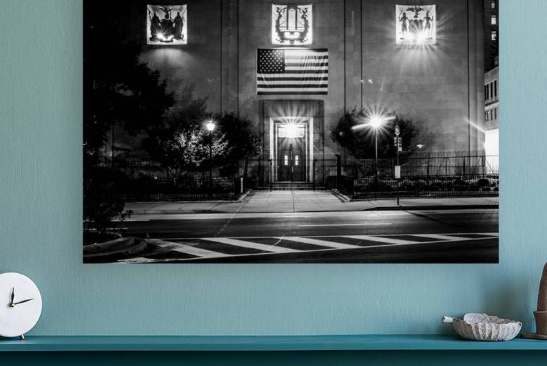 brooklyn battery tunnel  horizontal 1398 Authorit by Black And White