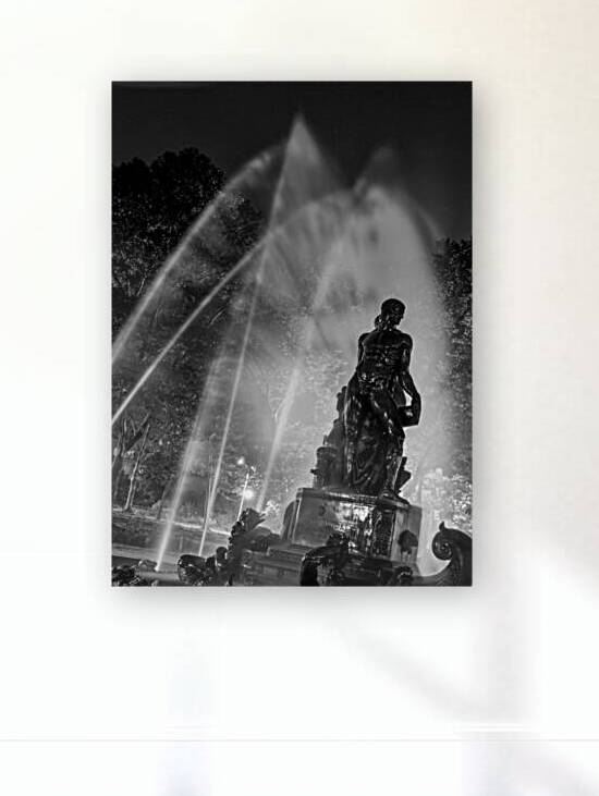 bailey fountain prospect park  vertical 1400 Bail by Black And White