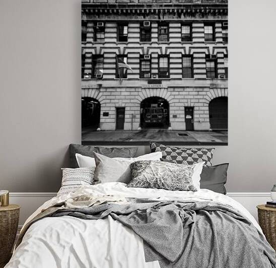 fdny ladder 1  square 4507 Ladder 13k by Black And White