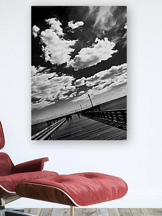 coney island pier  vertical 354 Coney 13k by Black And White