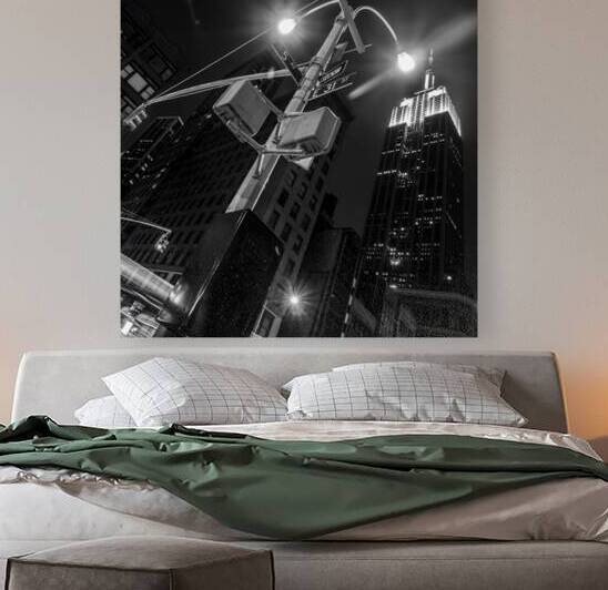empire state building night 31st street  square 1 by Black And White