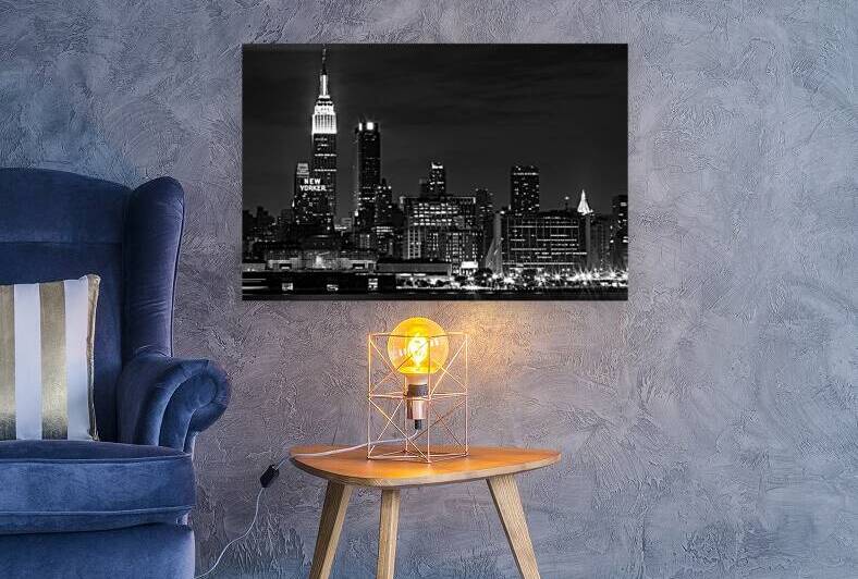 new york city at night  horizontal 1529 Yorker 13 by Black And White