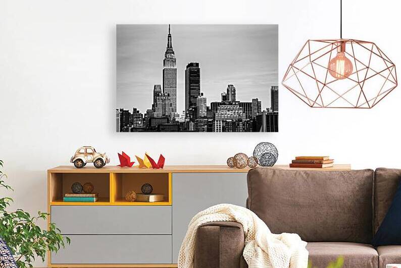 new yorker empire state building  horizontal 1472 by Black And White