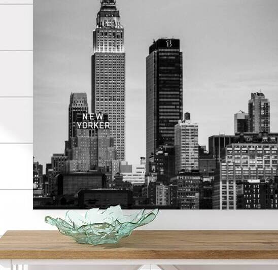 new yorker empire state building  square 1472 New by Black And White