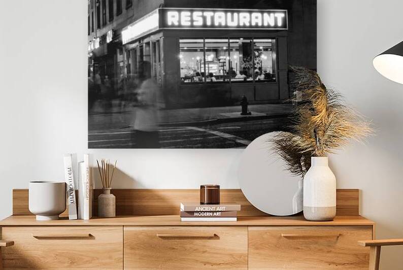 seinfeld restaurant  horizontal 381 Restaurant 13 by Black And White