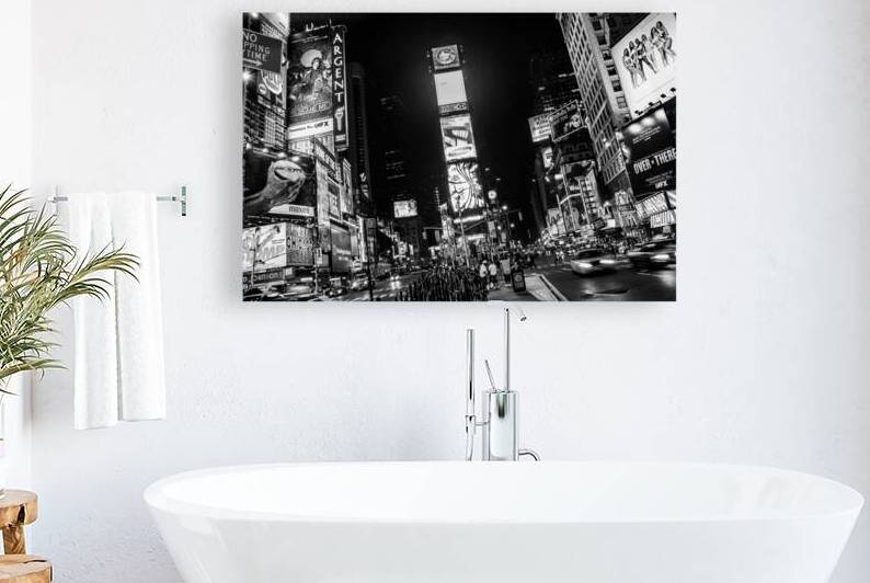 times square at night  horizontal 386 Times 13k.j by Black And White