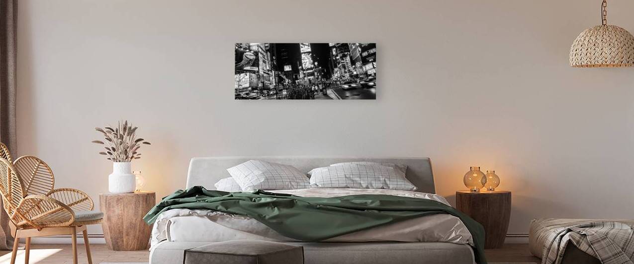 times square at night  panoramic 386 Times 13k.jp by Black And White