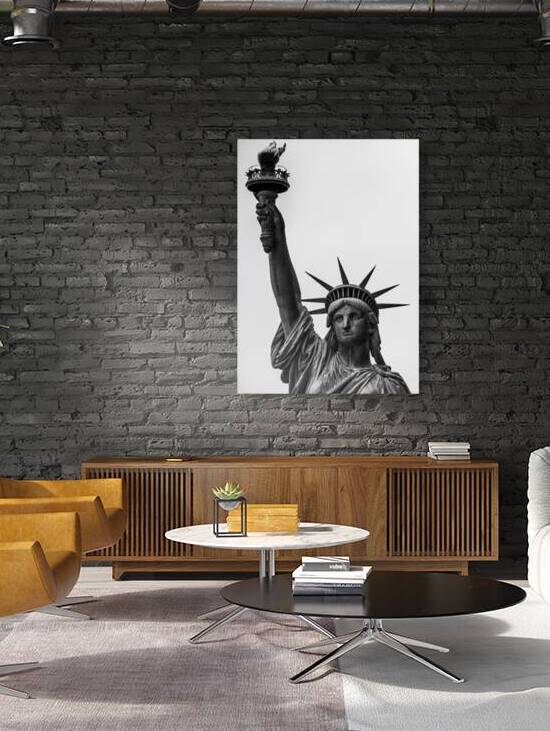 statue of liberty nyc  vertical 1462 Liberty 13k. by Black And White