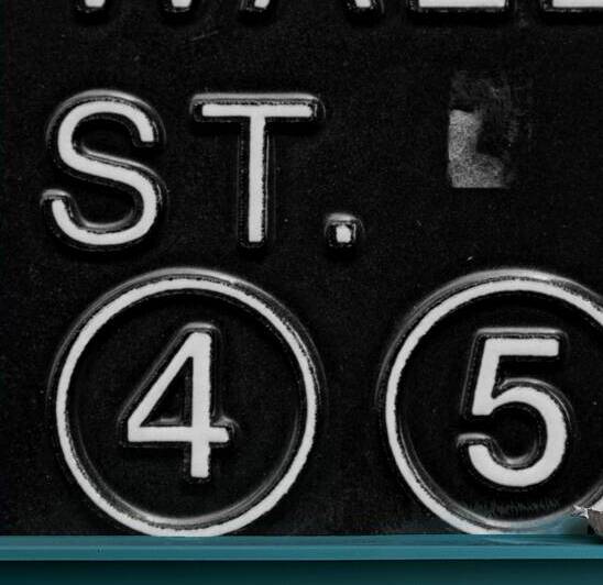 wall street station  square 1520 Wallst 13k by Black And White