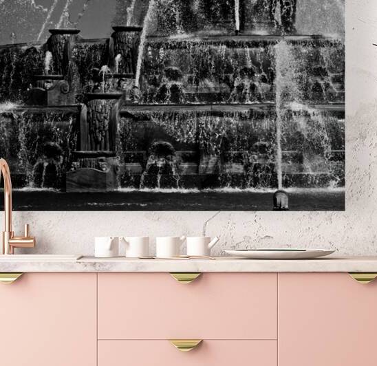 buckingham fountain  square 2020 Clarence 13k by Black And White
