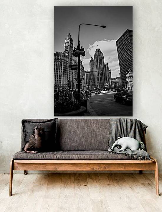 michigan avenue wacker drive  vertical 2025 Hoyt by Black And White