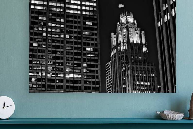 tribune tower columbus drive  horizontal 1367 Tri by Black And White