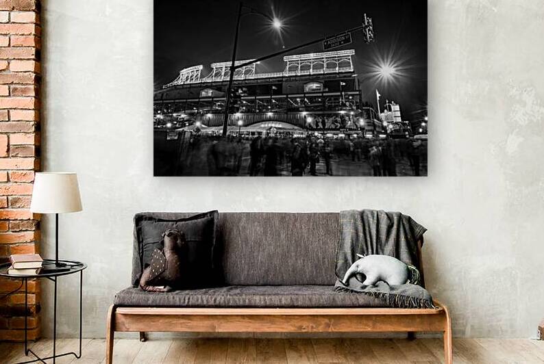 wrigley field gate D addison st  horizontal 3068 by Black And White