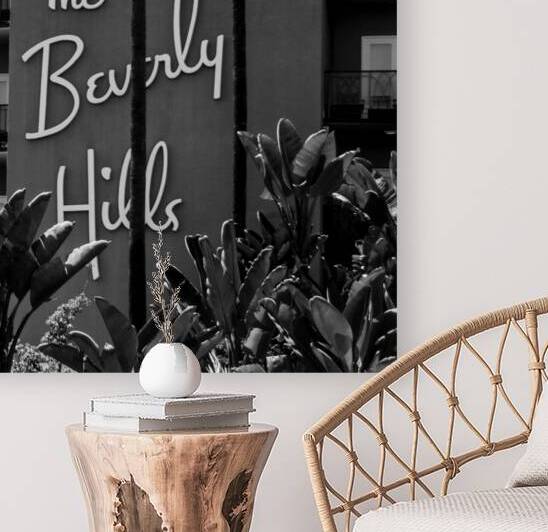 beverly hills hotel tropical foliage  square 2754 by Black And White