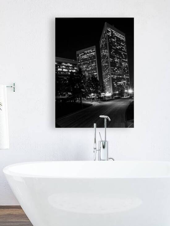 century city towers olympic blvd  vertical 2601 O by Black And White