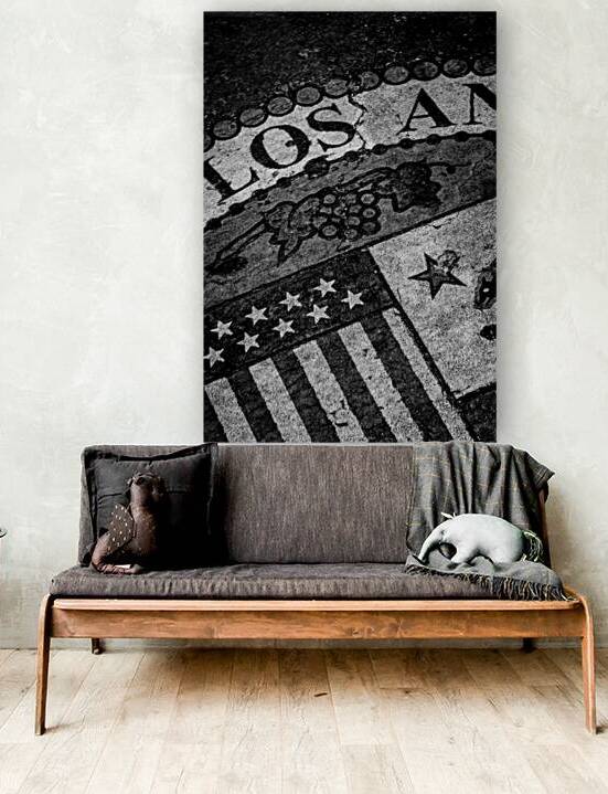 city of los angeles seal  vertical 2178 Losange 1 by Black And White