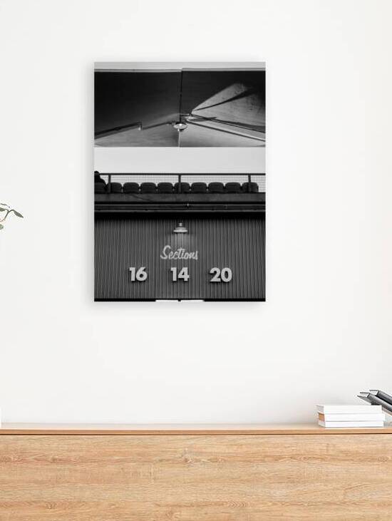 dodger stadium sections  vertical 2194 Sections 1 by Black And White