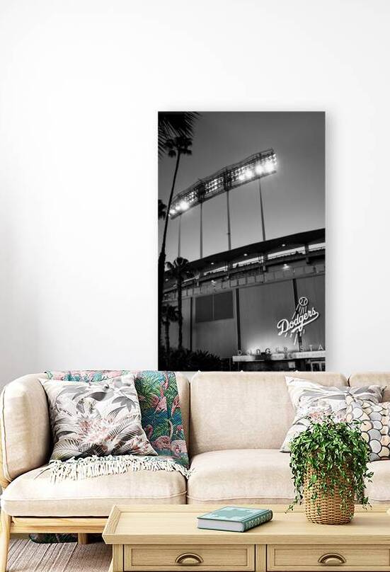 dodger stadium  vertical 2154 Dodger 13k by Black And White