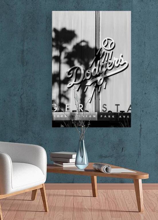 dodger stadium elysian park  vertical 2159 Elysia by Black And White