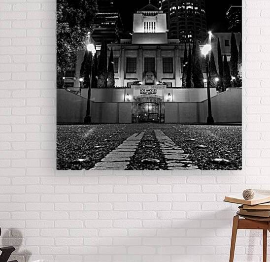 los angeles public library  square 2177 Library 1 by Black And White