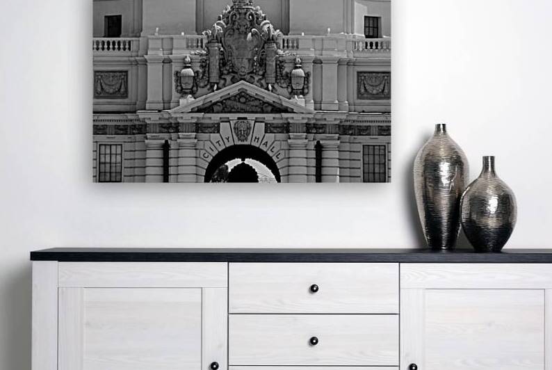 pasadena city hall  horizontal 2753 Pasadena 13k. by Black And White
