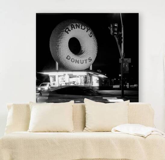 randys donuts la cienega  square 2156 Donuts 13k. by Black And White