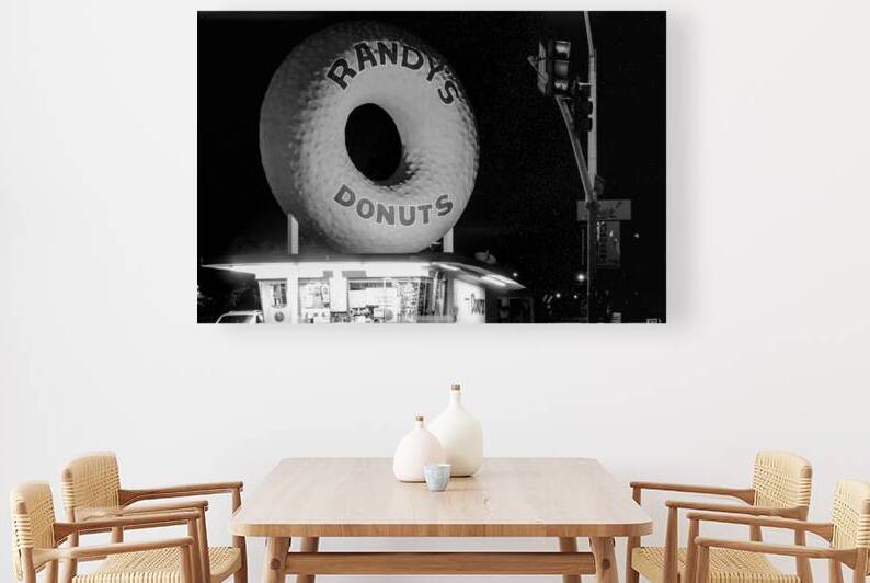 randys donuts la cienega  horizontal 2156 Donuts by Black And White
