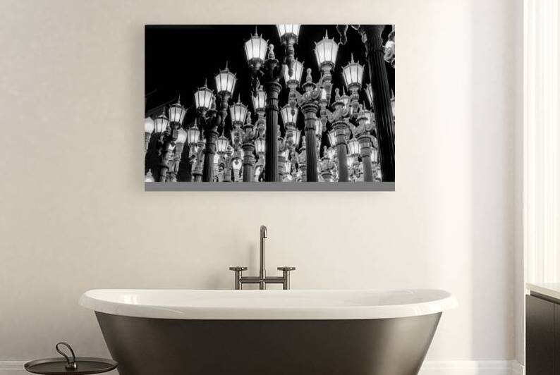 urban lights at LACMA  horizontal 2759 Urban 13k. by Black And White