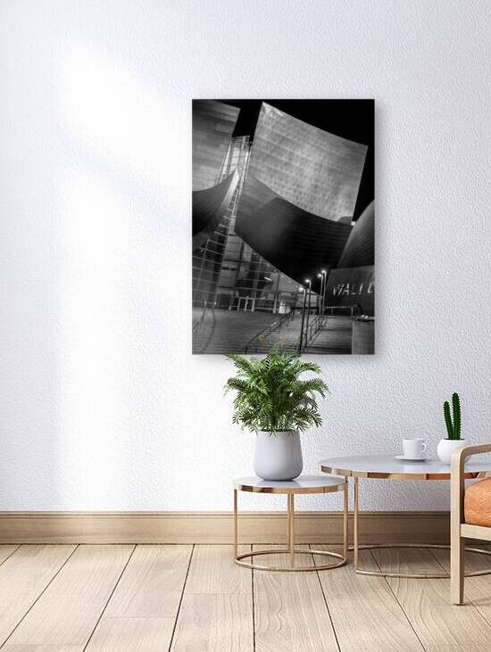 walt disney concert hall los angeles philharmonic by Black And White