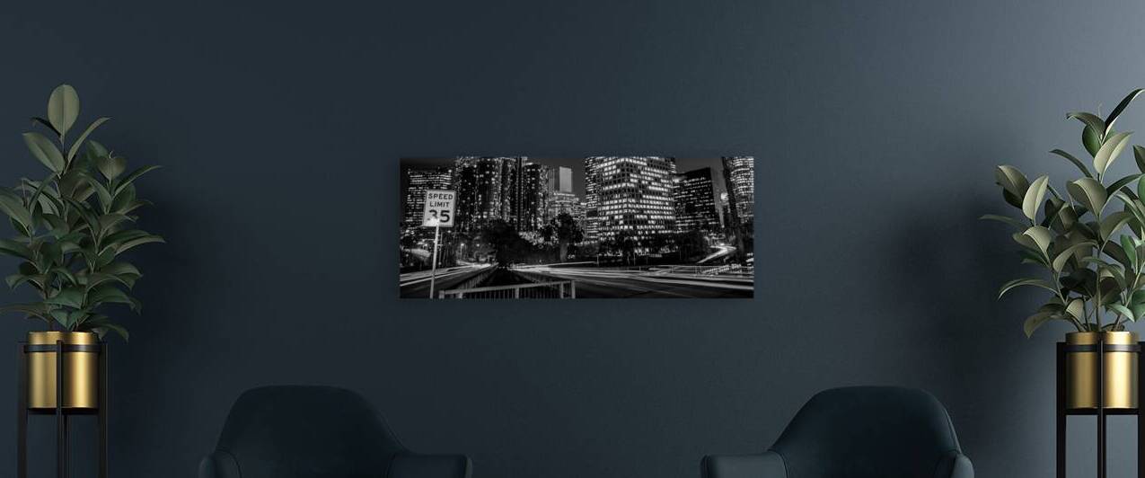 westin bonaventure downtown los angeles  panorami by Black And White