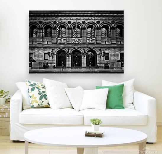 boston public library  horizontal 1384 Library 13 by Black And White