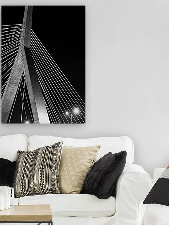 bunker hill bridge north spire  vertical 25 Bunke by Black And White