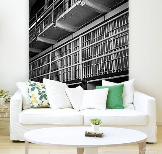 alcatraz cellblock  square 2817 Cellblock 13k by Black And White