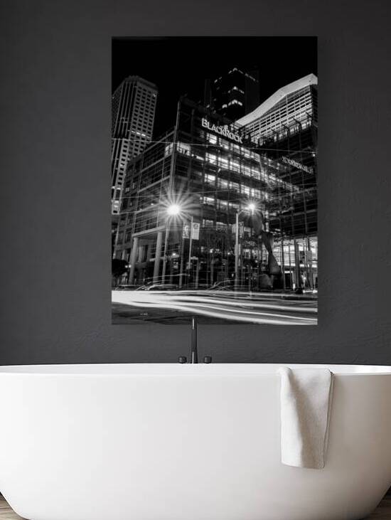 blackrock office downtown san francisco  vertical by Black And White