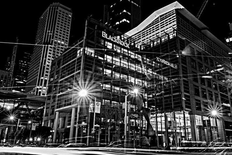 blackrock office downtown san francisco  horizont by Black And White