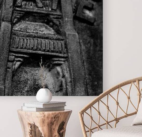 bronze gg bridge plaque  square 2870 Bronze 13k.j by Black And White