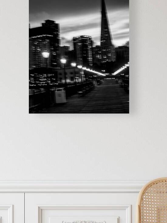 blurry pier 7  vertical 507 Seven 13k by Black And White