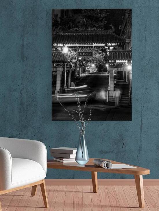 chinatown dragon gate  vertical 2763 Dragon 13k.j by Black And White