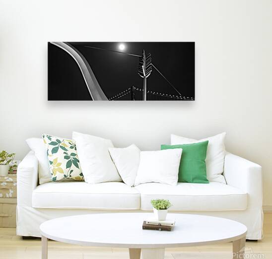 cupids arrow bay bridge night  panoramic 2819 Cup by Black And White