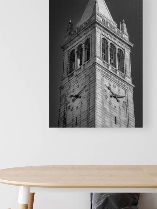 sather tower berkeley  vertical 2860 Tower 13k.jp by Black And White